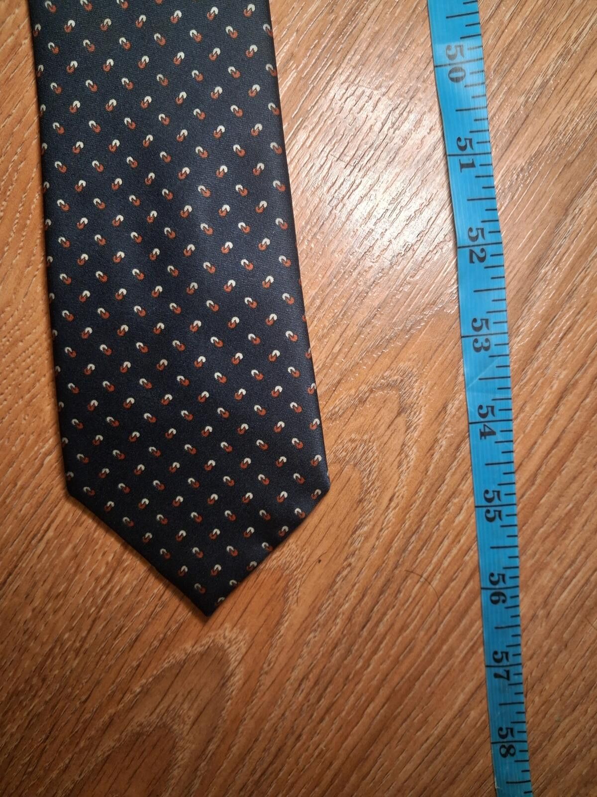 Christian Dior Monsieur Christian Dior Monsieur Tie Navy Multicolor Necktie Size ONE SIZE - 6 Thumbnail