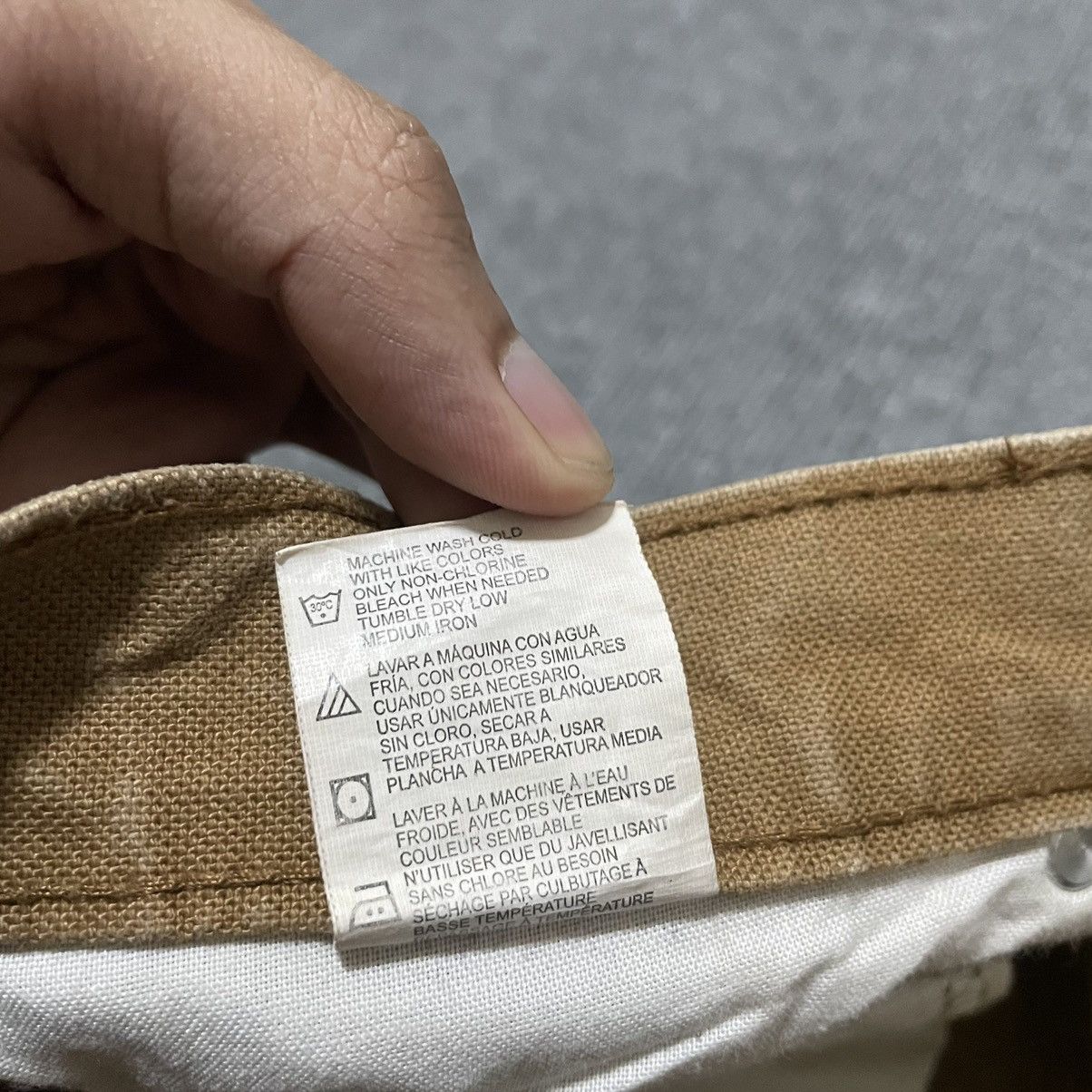Dickies × Vintage Vintage Dickies Carpenter Pant Faded Brown 39x31 Size US 39 - 6 Thumbnail