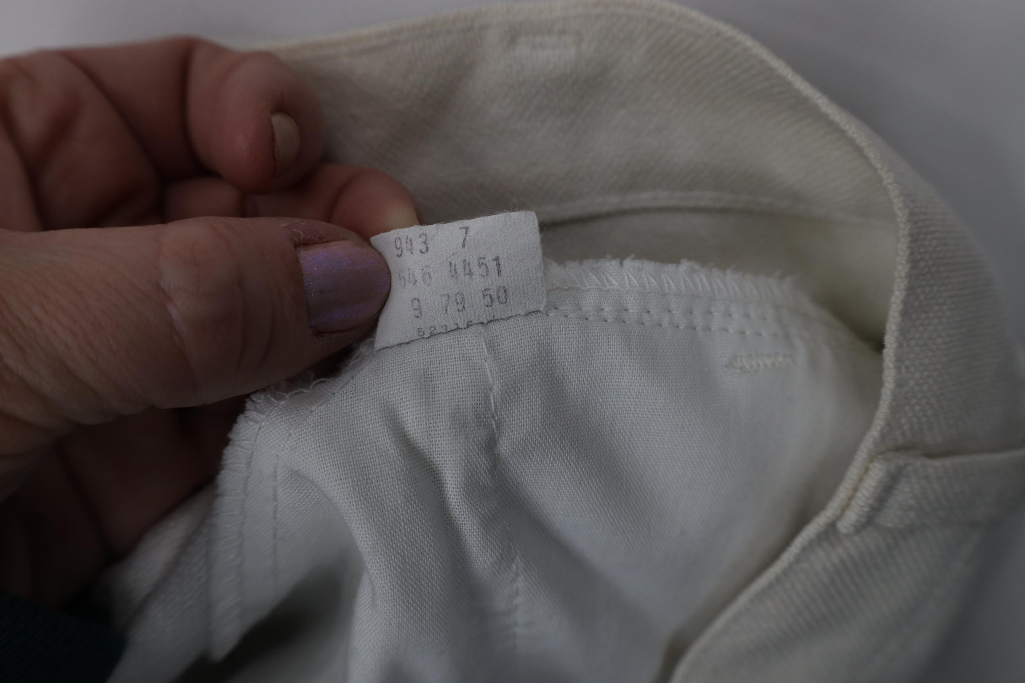 Levi's Vintage 70s Levis Knit Bell Bottoms Chino Pants White USA Size US 30 / EU 46 - 8 Thumbnail