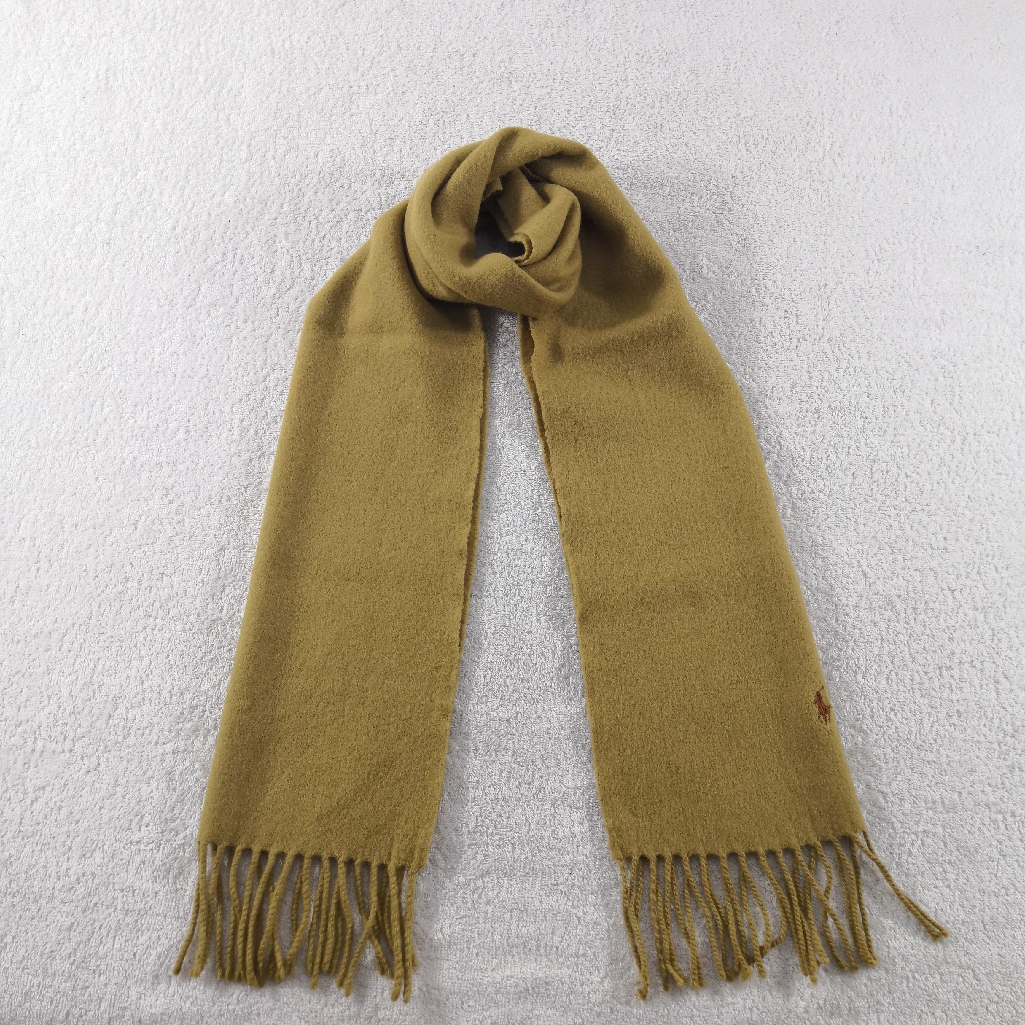 Polo Ralph Lauren Vintage Polo Ralph Lauren Scarf Muffler Wool Scarves Size ONE SIZE - 1 Thumbnail