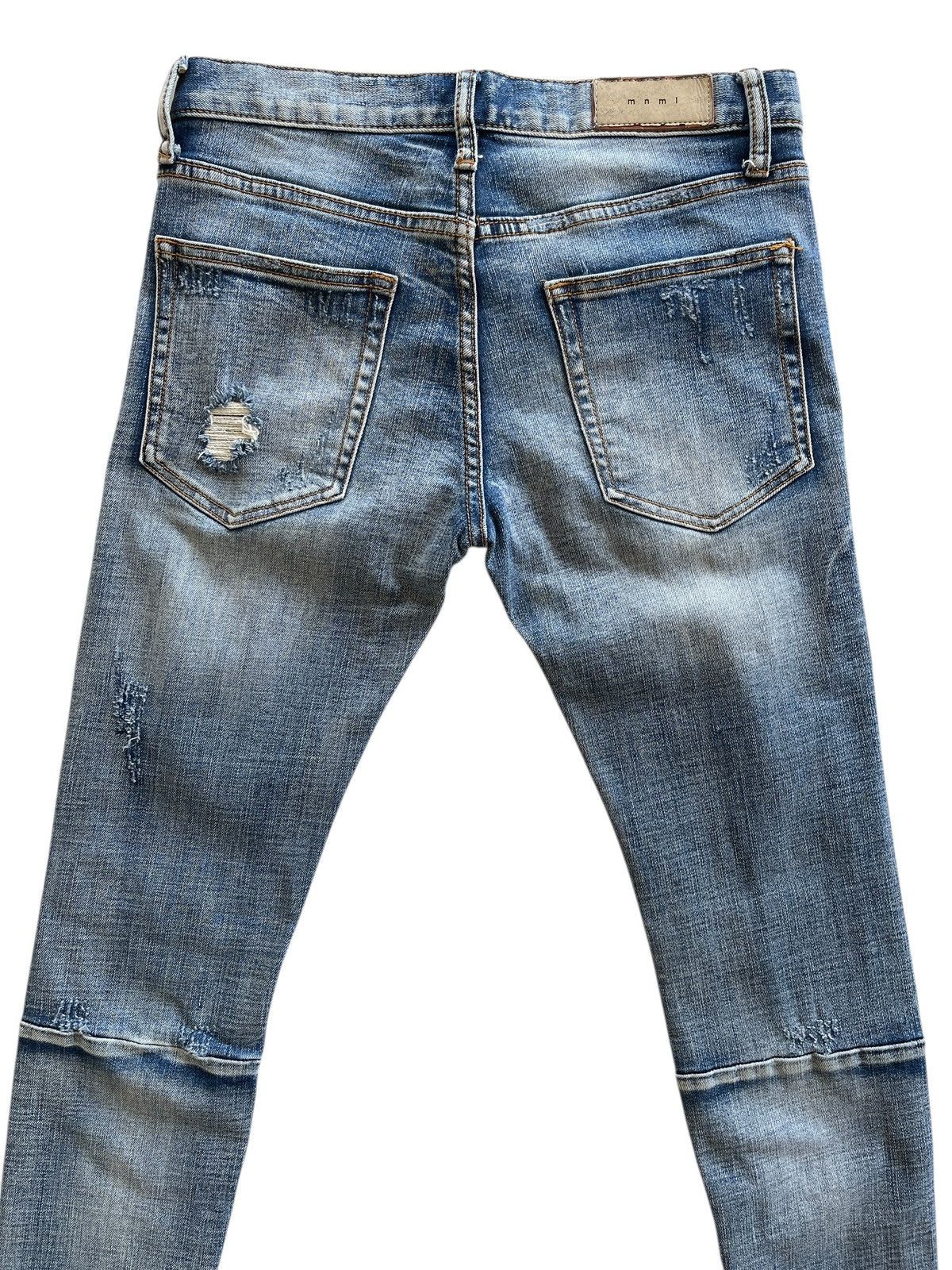 MNML MNML Distressed Stretch Skinny Denim Size US 30 / EU 46 - 5 Thumbnail