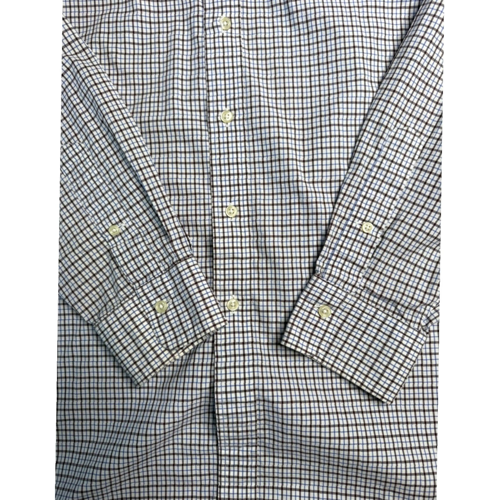 Polo Ralph Lauren Polo Ralph Lauren Mens Long Sleeve Button Down Plaid Checkered Shirt Large Blue Regular L Shirt Mens Size US L / EU 52-54 / 3 - 5 Thumbnail