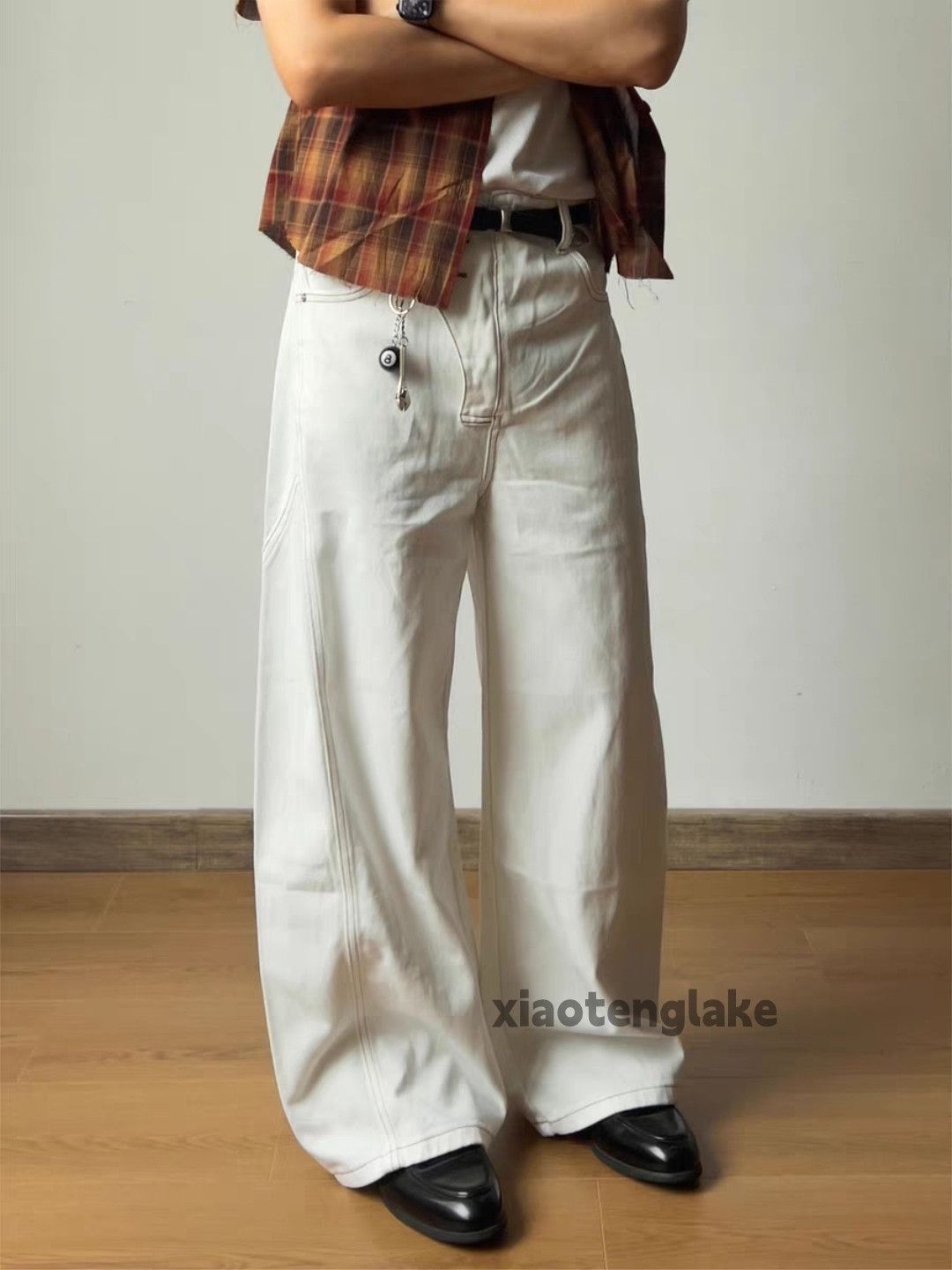 Jean xz utility loose baggy flared vintage wide Leg jeans Size US 28 / EU 44 - 5 Thumbnail