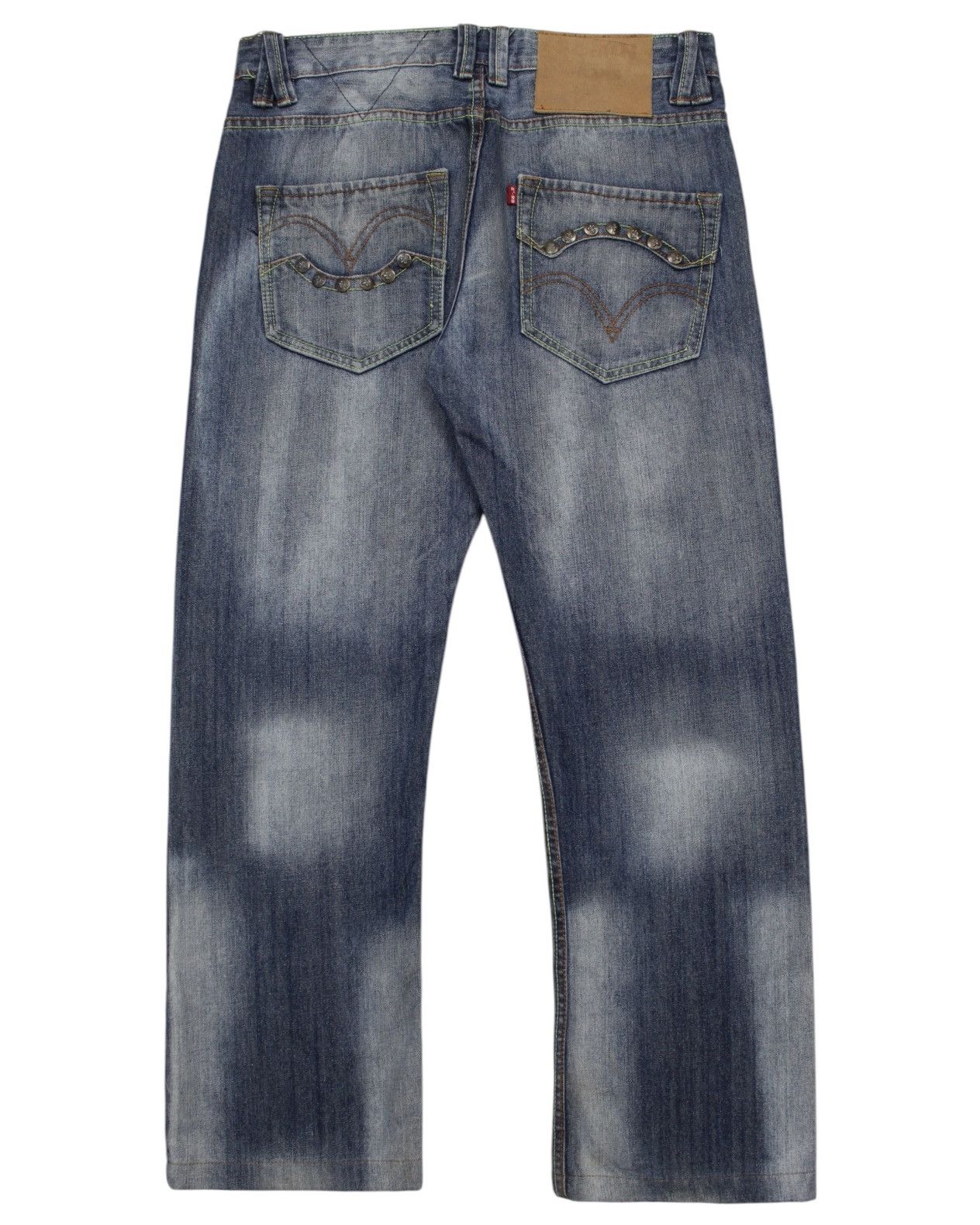 Hysteric Glamour 2000S EDWIN E-99 “ED.2006” FLEUR-DE-LIS STUDDED DENIM Size US 26 / EU 42 - 2 Thumbnail