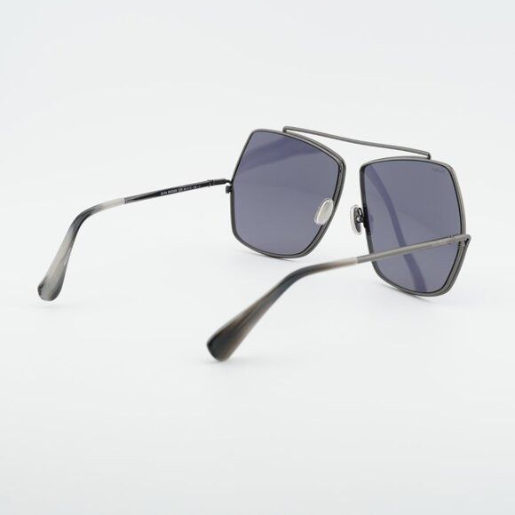 Max Mara Max Mara Elsa MM0006 32N Sunglasses Shiny Gunmetal Geometric Size ONE SIZE - 10 Thumbnail