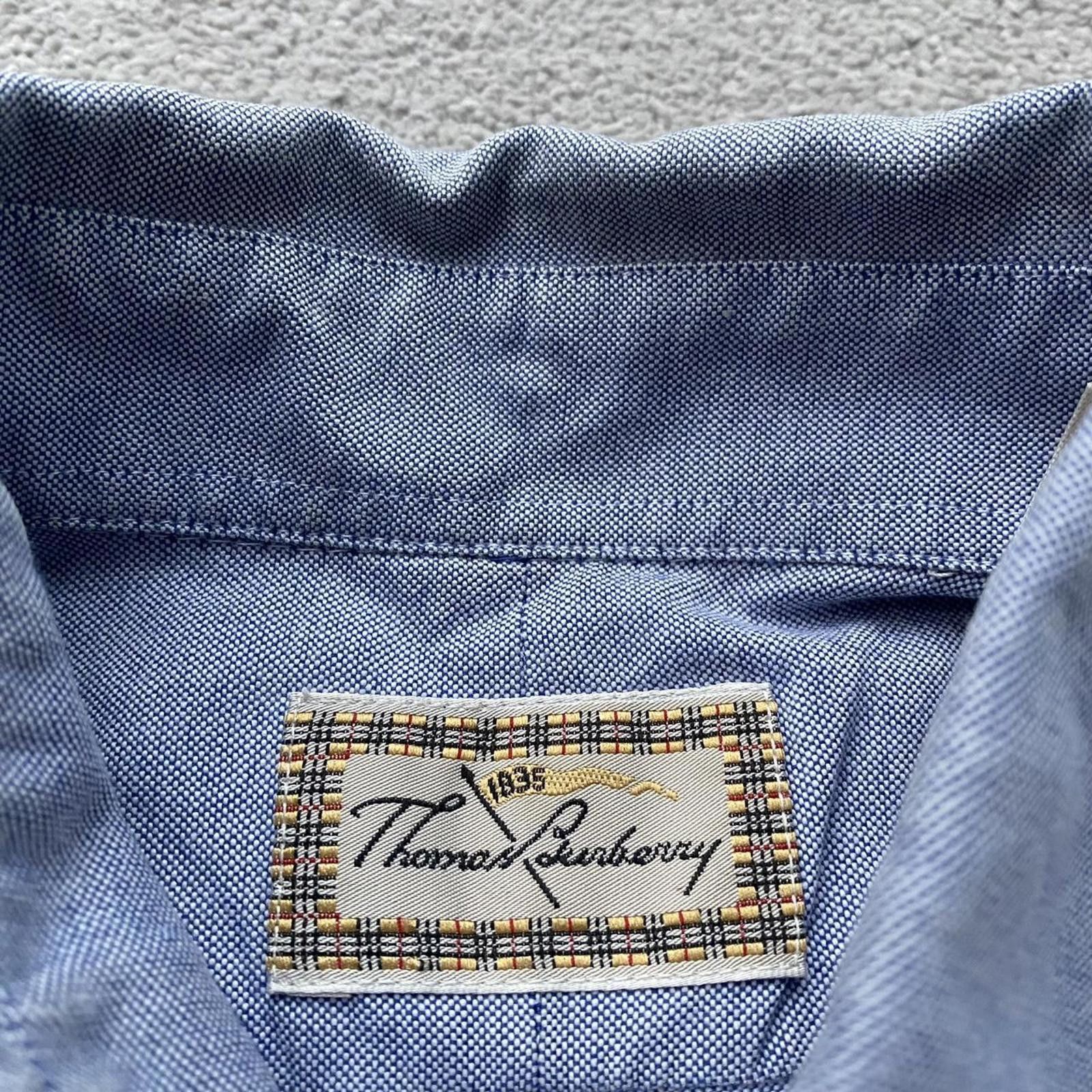 Burberry Thomas Burberry Vintage Short Sleeve Button Up Shirt Size US M / EU 48-50 / 2 - 5 Thumbnail