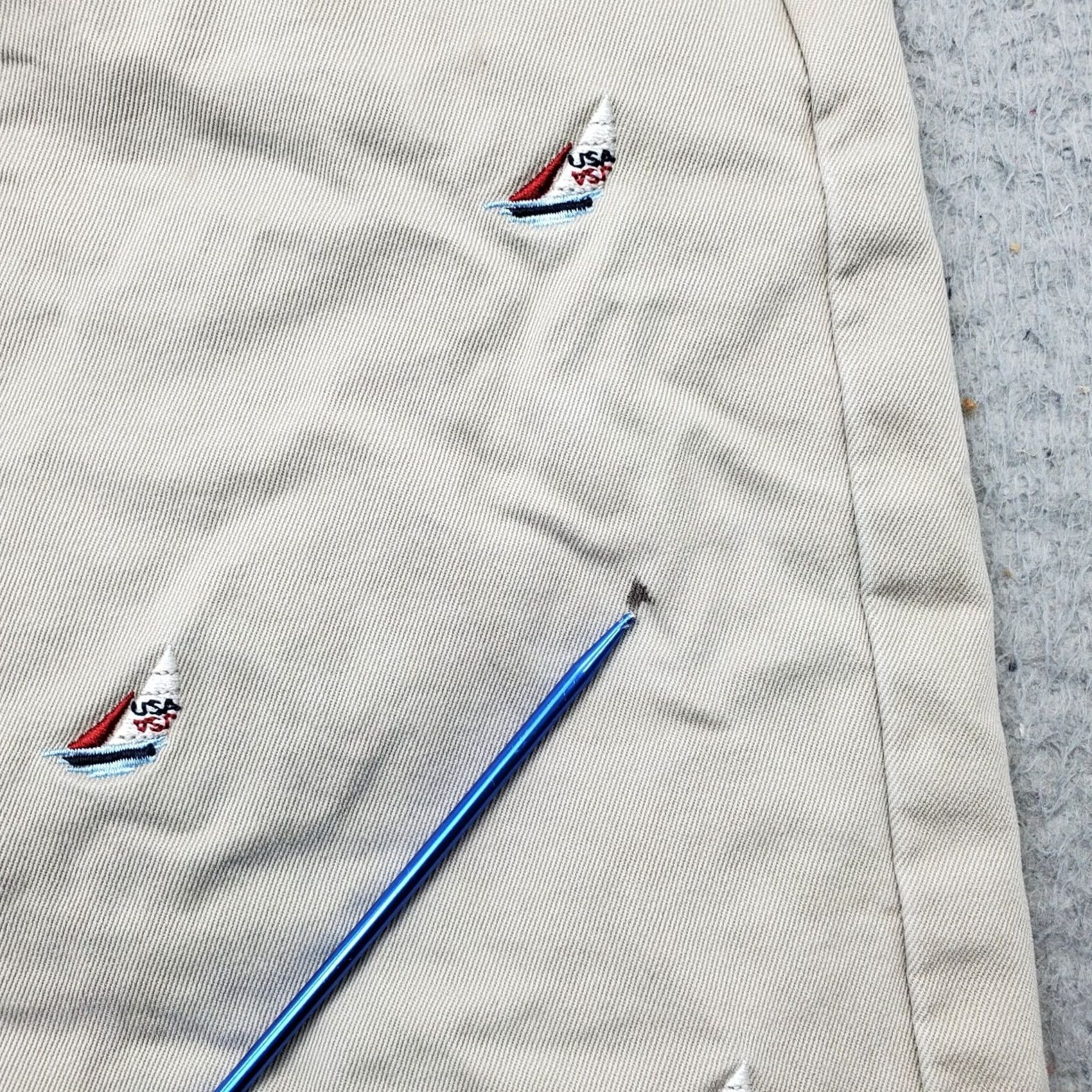 Vineyard Vines Vineyard Vines Chino Shorts Mens 33 Multicolor Sailing Cotton Slash Pocket Mens Size 33 Color Multicolor Size US 33 - 6 Thumbnail