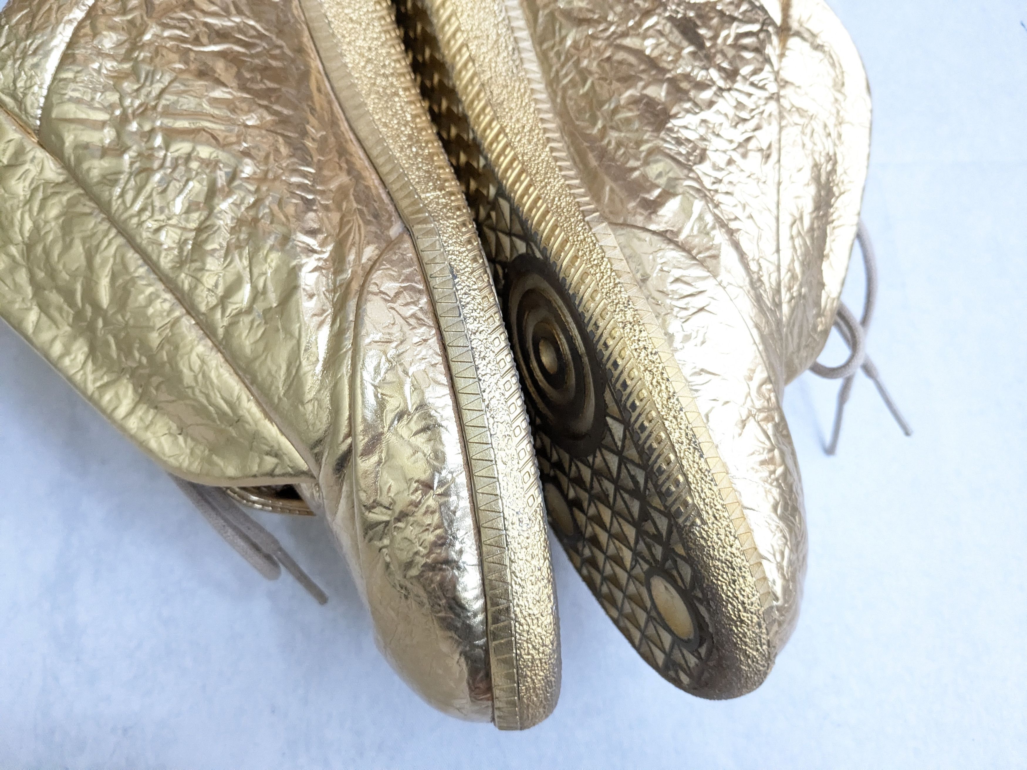 Maison Margiela Maison Margiela Future Gold 9 42 Leather Low Tops Size US 9 / EU 42 - 13 Thumbnail