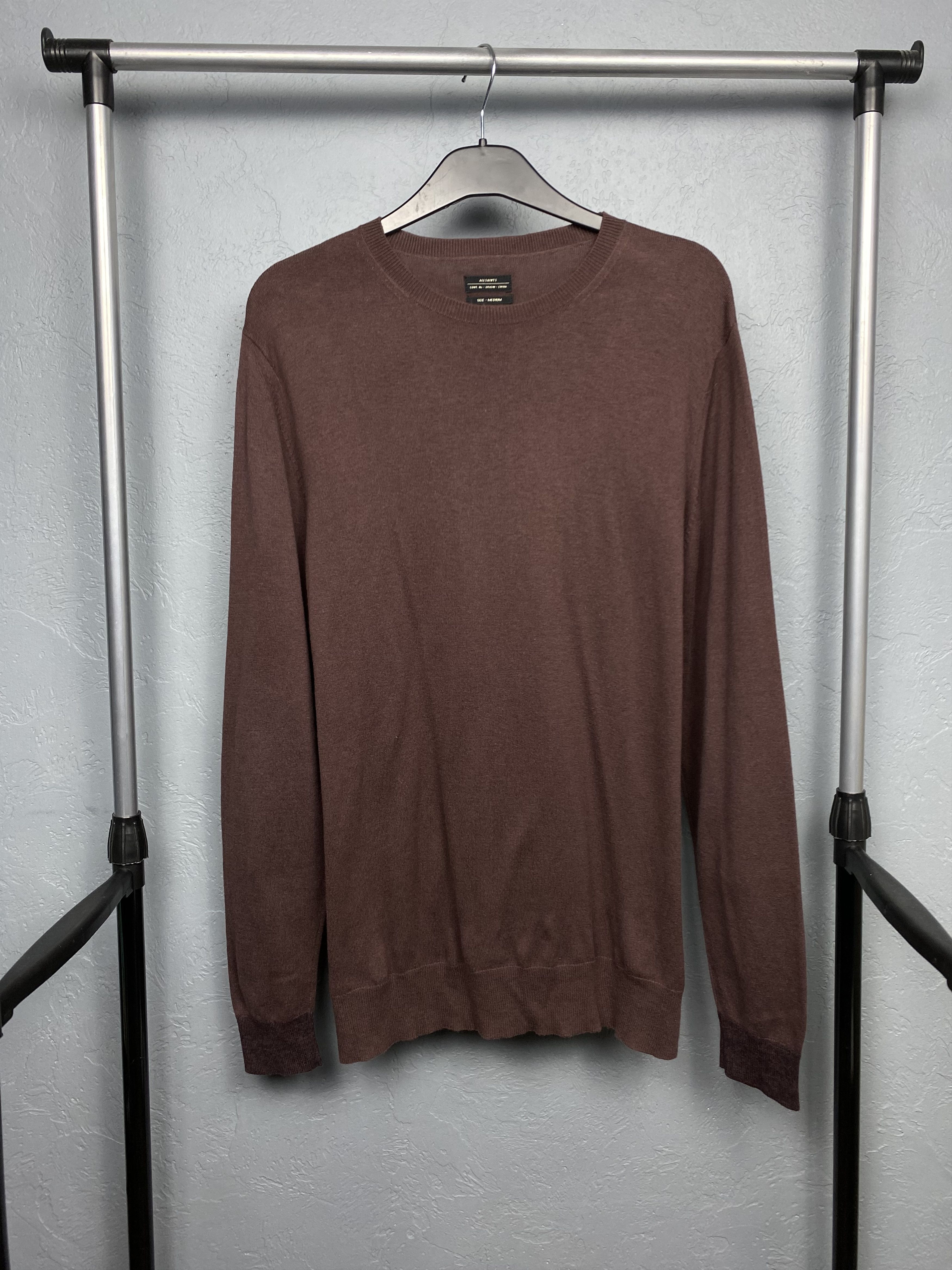 Allsaints × Vintage Allsaints Vintage Mens Dex Crew Neck Sweater Size US M / EU 48-50 / 2 - 1 Thumbnail