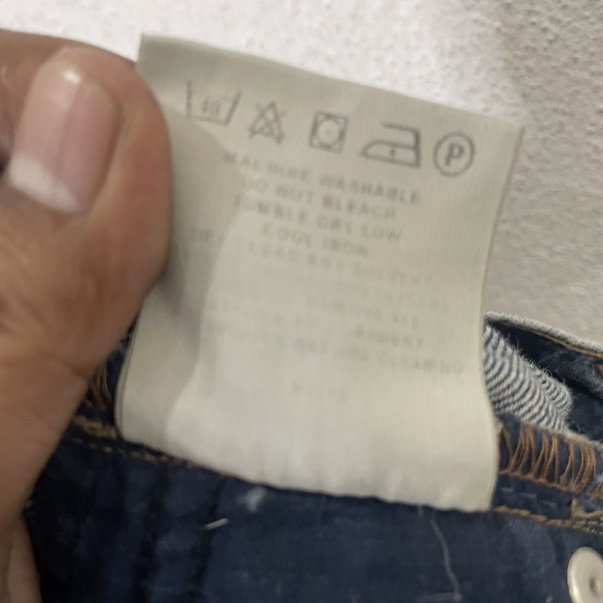 Burberry Vintage Y2k Burberry London Distressed Denim Jeans Size 31" - 7 Thumbnail