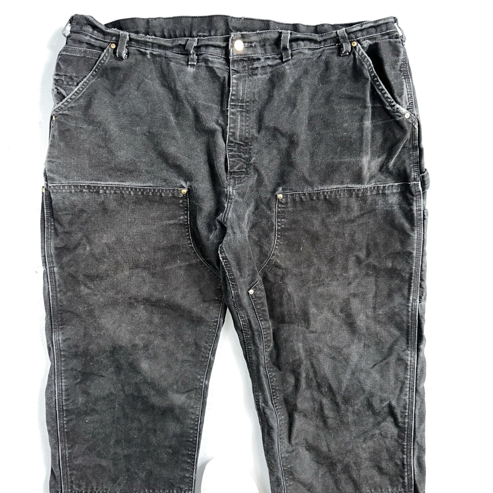 Carhartt VINTAGE Carhartt VTG Double Knee Carpenter Pants USA B01 BLK Black 42x31 Size US 42 / EU 58 - 3 Thumbnail