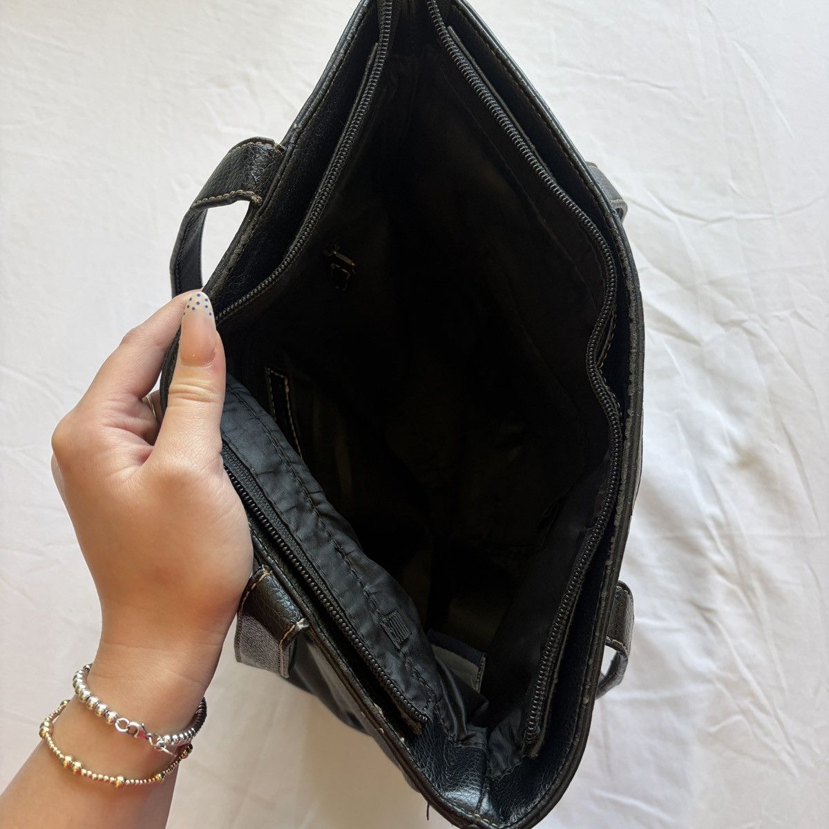 Other Croft and barrow black faux leather shoulder bag Size ONE SIZE - 4 Thumbnail