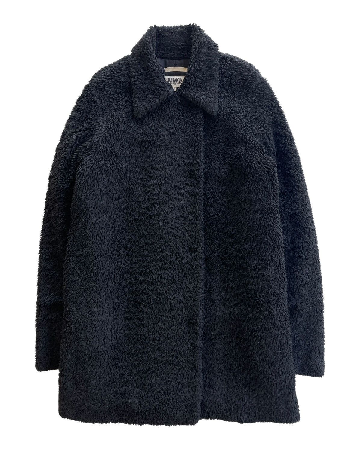 Maison Margiela MM6 Faux Fur Teddy Long Coat Size US M / EU 48-50 / 2 - 1 Thumbnail