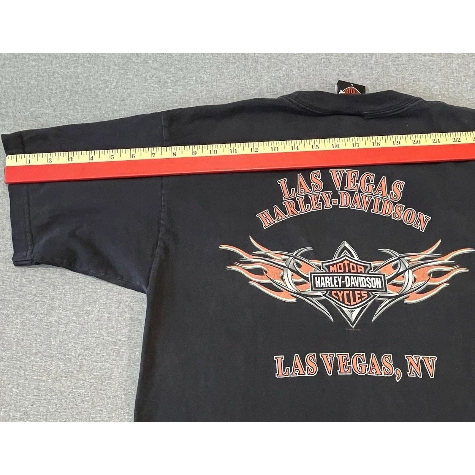 Harley Davidson Vintage shirt Harley Davidson Las Vegas NV Black USA Large Size US L / EU 52-54 / 3 - 4 Thumbnail