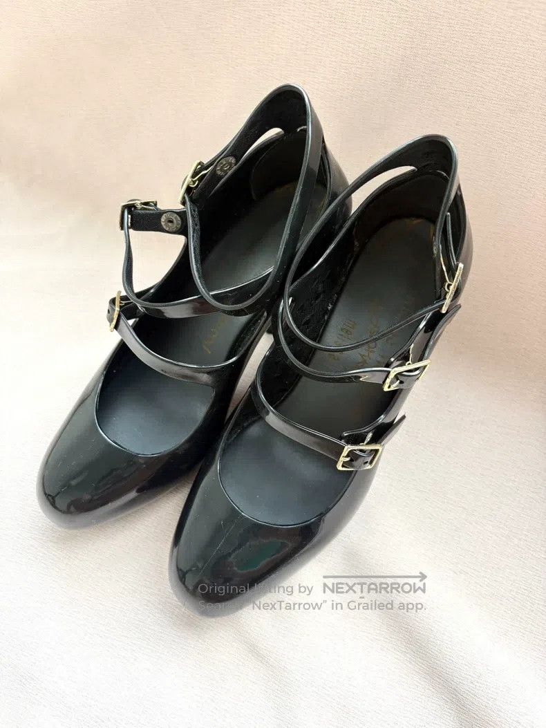 Vivienne Westwood Vivienne Westwood Black Mary Jane Jelly Heel High Heels Size US 8.5 / IT 38.5 - 4 Thumbnail