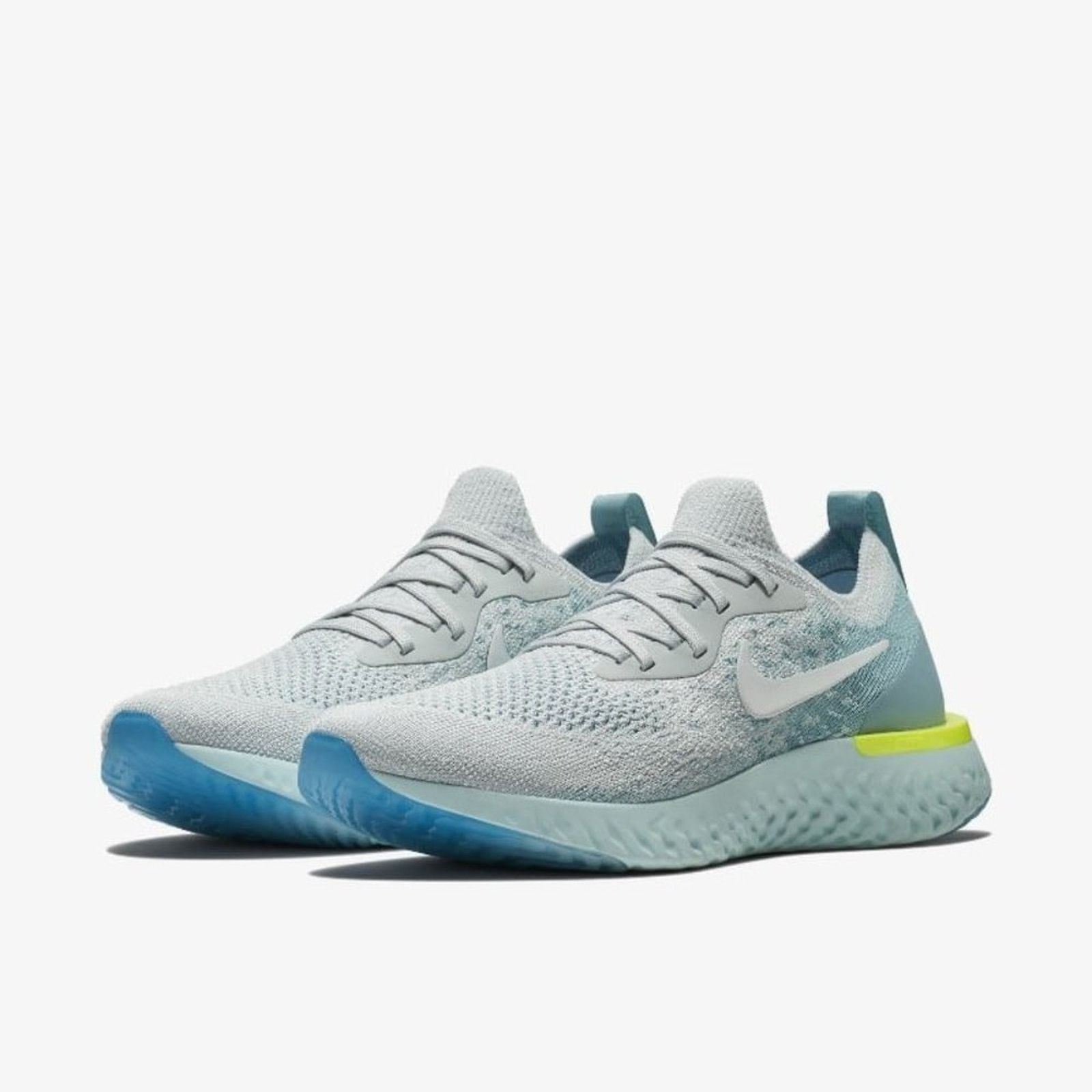 Nike NIKE React Flyknit Sneakers Running Shoes Mica Blue Size US 8 / IT 38 - 1 Thumbnail