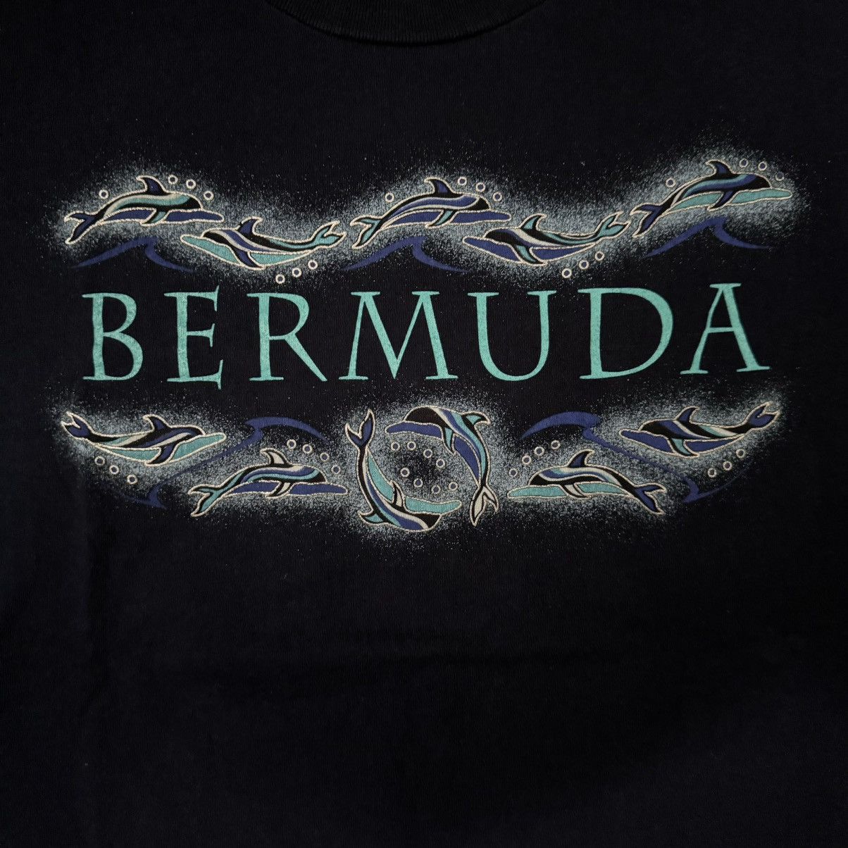 Vintage Vintage 90s Single Stitch Oneita Bermuda T-Shirt Size US XL / EU 56 / 4 - 2 Thumbnail