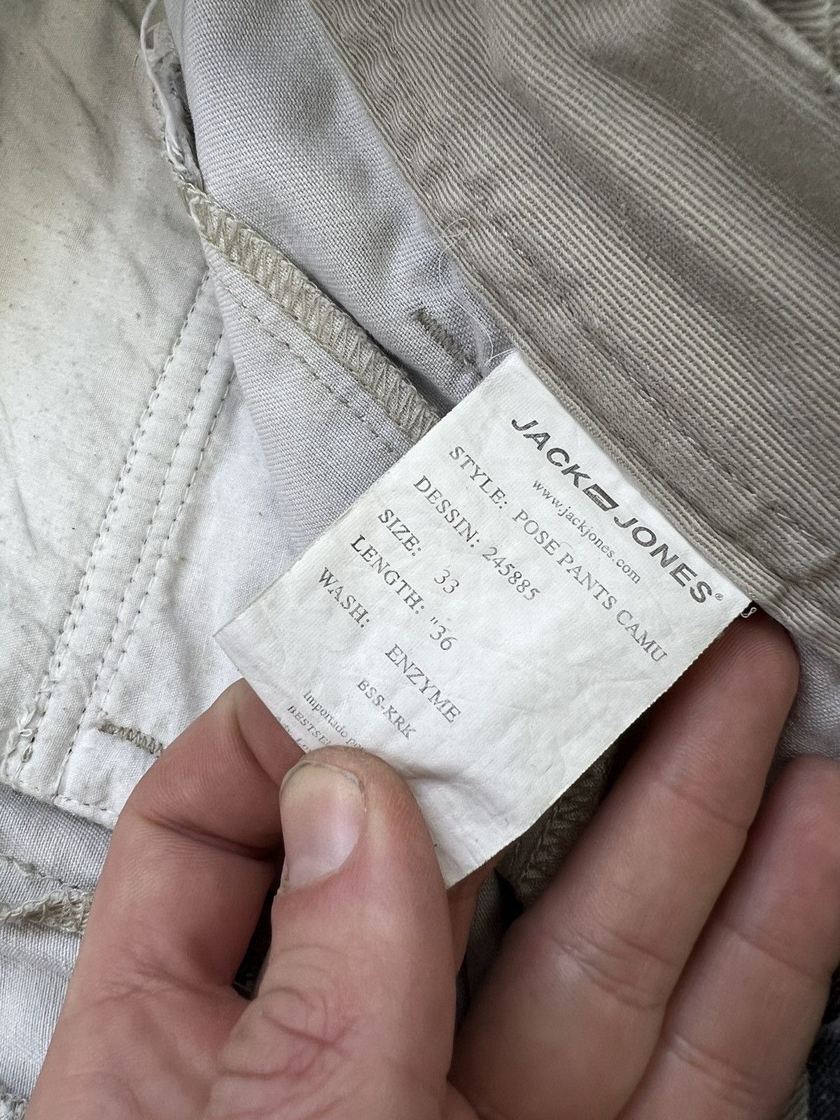 Hysteric Glamour × If Six Was Nine VTG Rick Owens Junya Watanabe Style Stone Washed Jeans Size US 33 - 10 Thumbnail