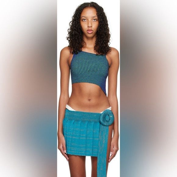 ISA BOULDER 🎀SSENSE NEW ISA BOULDER PEBBLE MINISKIRT WOMEN'S Size 28" / US 6 / IT 42 - 2 Thumbnail