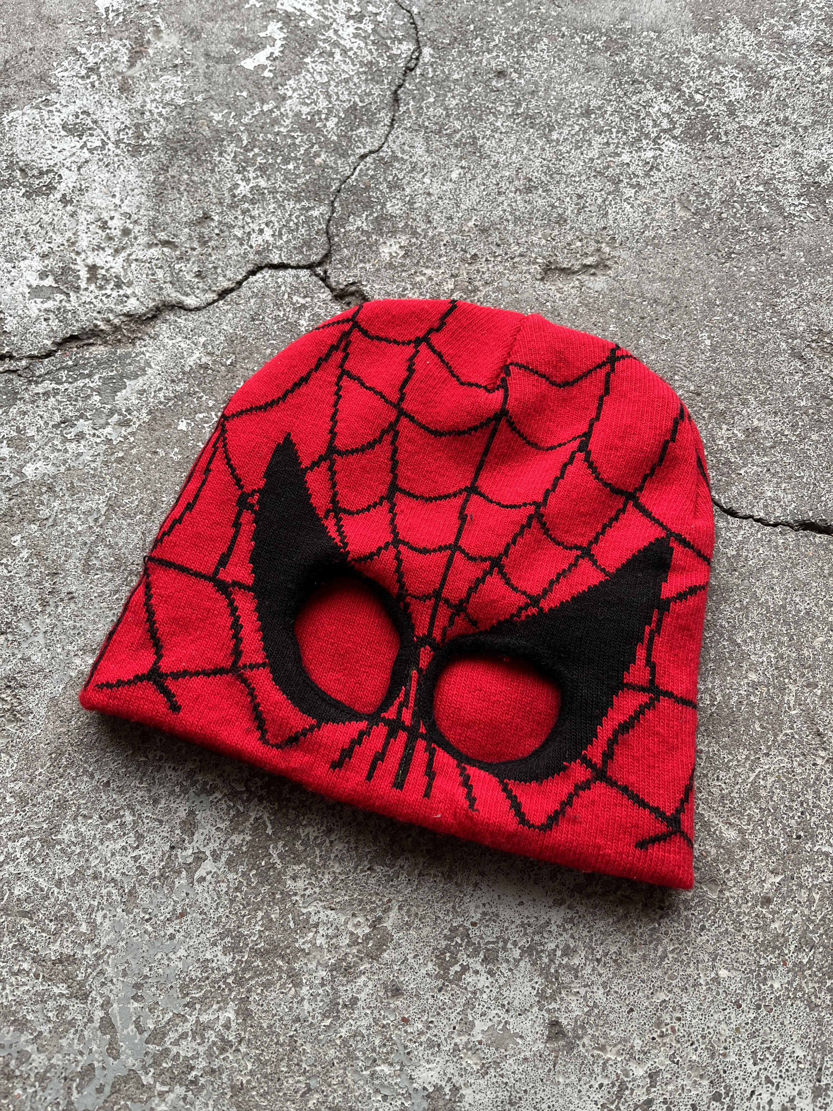 Other Spider-Man vintage cut-out eyes Y2K cap Size ONE SIZE - 1 Thumbnail