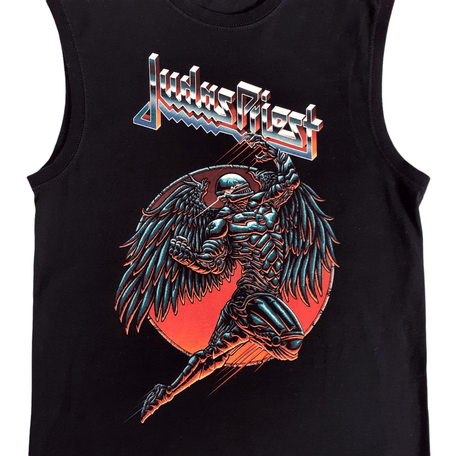 Band Tees × Judas Priest × Vintage Vintage Judas Priest Black Tank Top Print T-shirt Size US M / EU 48-50 / 2 - 3 Thumbnail