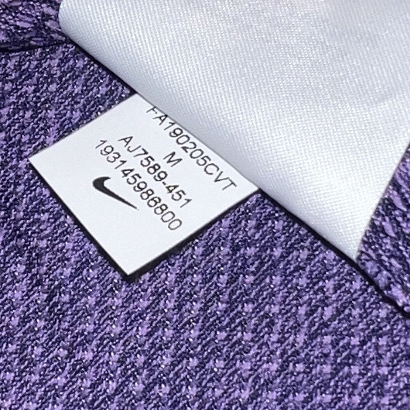 Nike Nike Tank Top TechKnit Cool Reflective AJ7589-451 Purple M Size US M / EU 48-50 / 2 - 9 Thumbnail