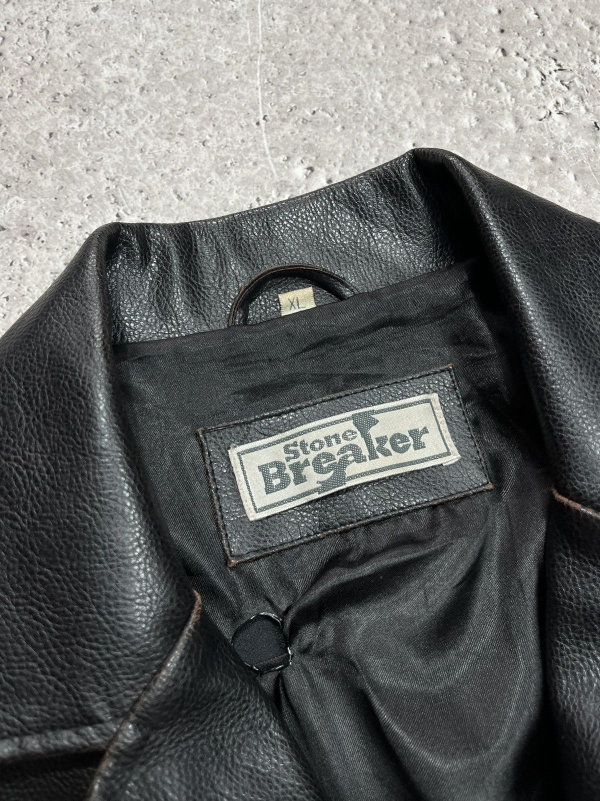 Other Vintage Black Faux Leather Jacket XL Button Up 90s Size US XL / EU 56 / 4 - 5 Thumbnail