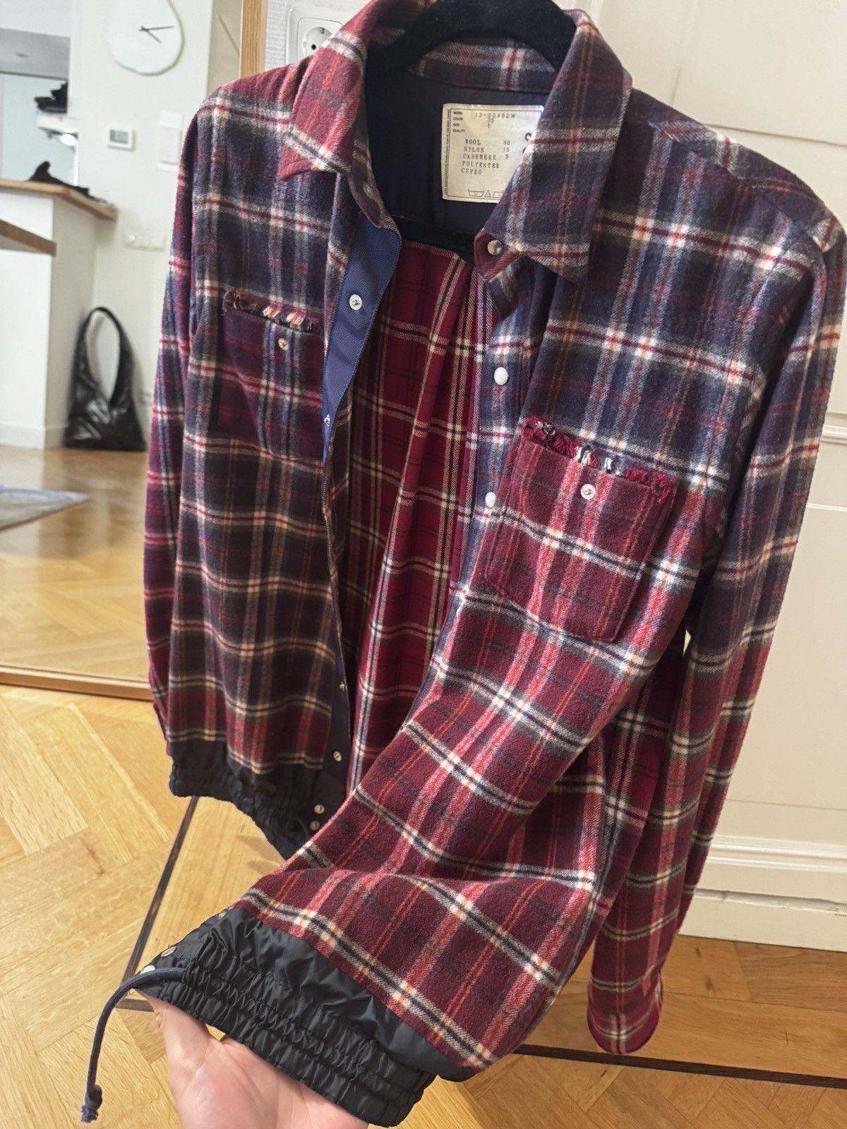 Sacai Sacai Flannel Button up Size US S / EU 44-46 / 1 - 2 Thumbnail