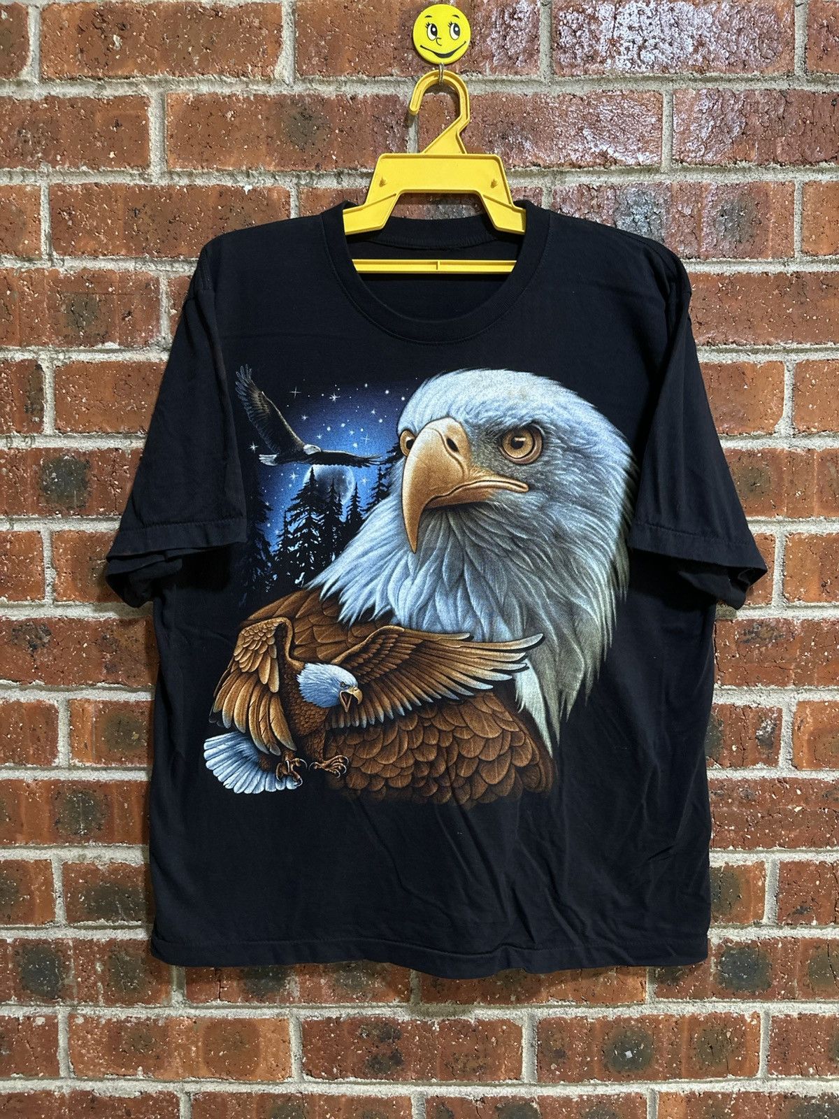 Habitat × Vintage Rare Vintage Rock Eagle Faded Tee Size US L / EU 52-54 / 3 - 1 Thumbnail
