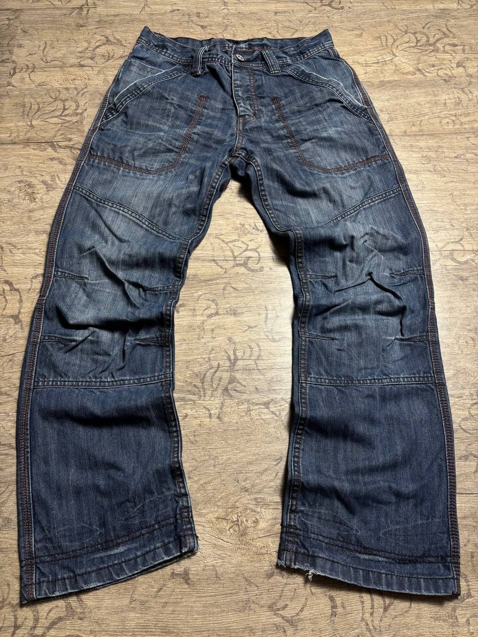 Japanese Brand RARE💥 Hysteric Glamour vibe! Double Knee g-star lgb jeans Size US 30 / EU 46 - 8 Thumbnail