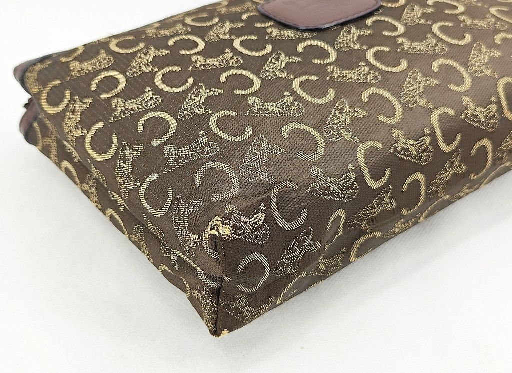 Celine vintage CELINE monogram CC logo textile clutch bag Size ONE SIZE - 10 Thumbnail