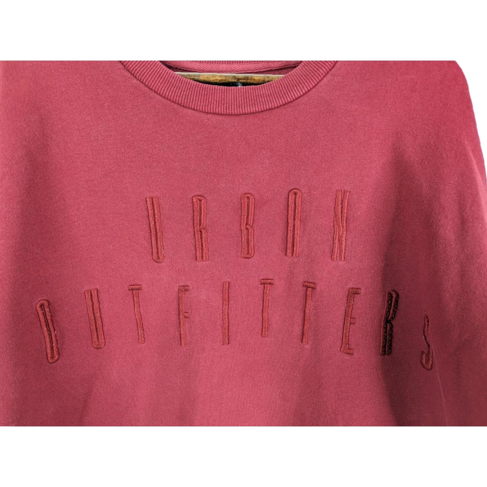 Bdg BDG Urban Outfitters Embroidery Logo Burgundy Sweatshirt Womens Size Small Size S / US 4 / IT 40 - 2 Thumbnail