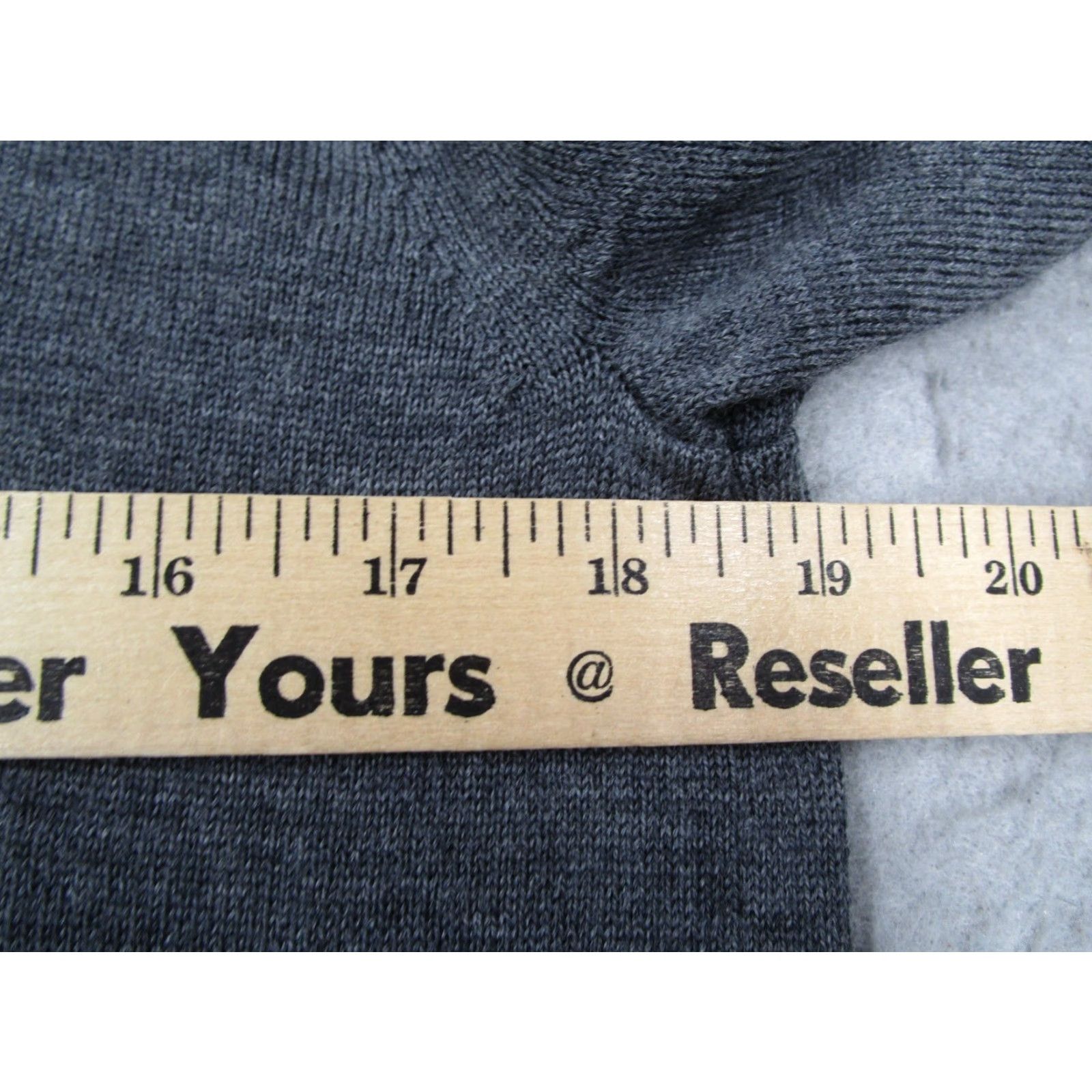 Bonobos Bonobos Mens Sweater V-Neck Pullover Long Sleeve Gray 100% Merino Wool Knit Modern Casual Shirt Size US M / EU 48-50 / 2 - 7 Thumbnail