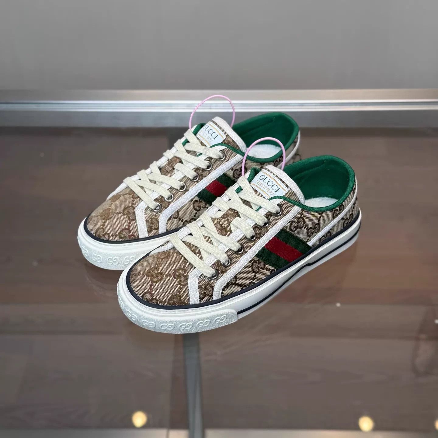 Gucci Gucci 1977 GG Monogram Print Sneaker 35 99 Size US 4.5 / IT 34.5 - 1 Thumbnail