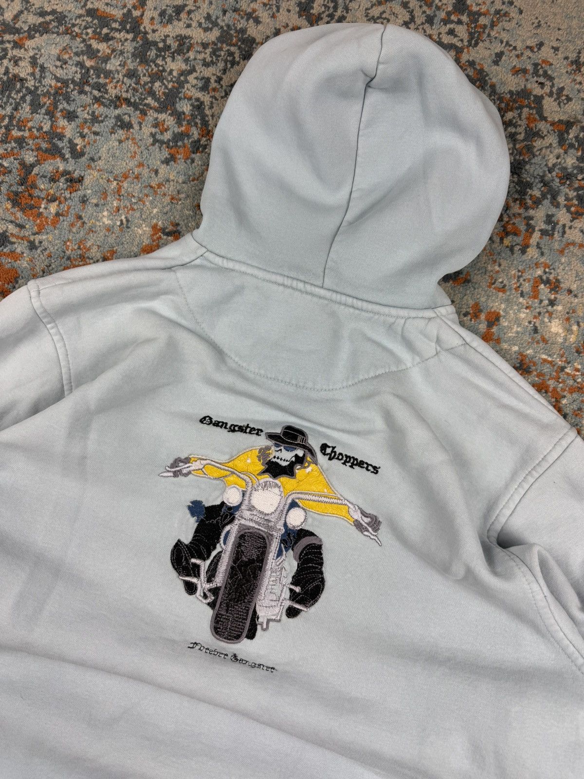 Vintage × West Coast Choppers Vintage 90s Orange County Choppers embroidered hoodie y2k Size US M / EU 48-50 / 2 - 4 Thumbnail