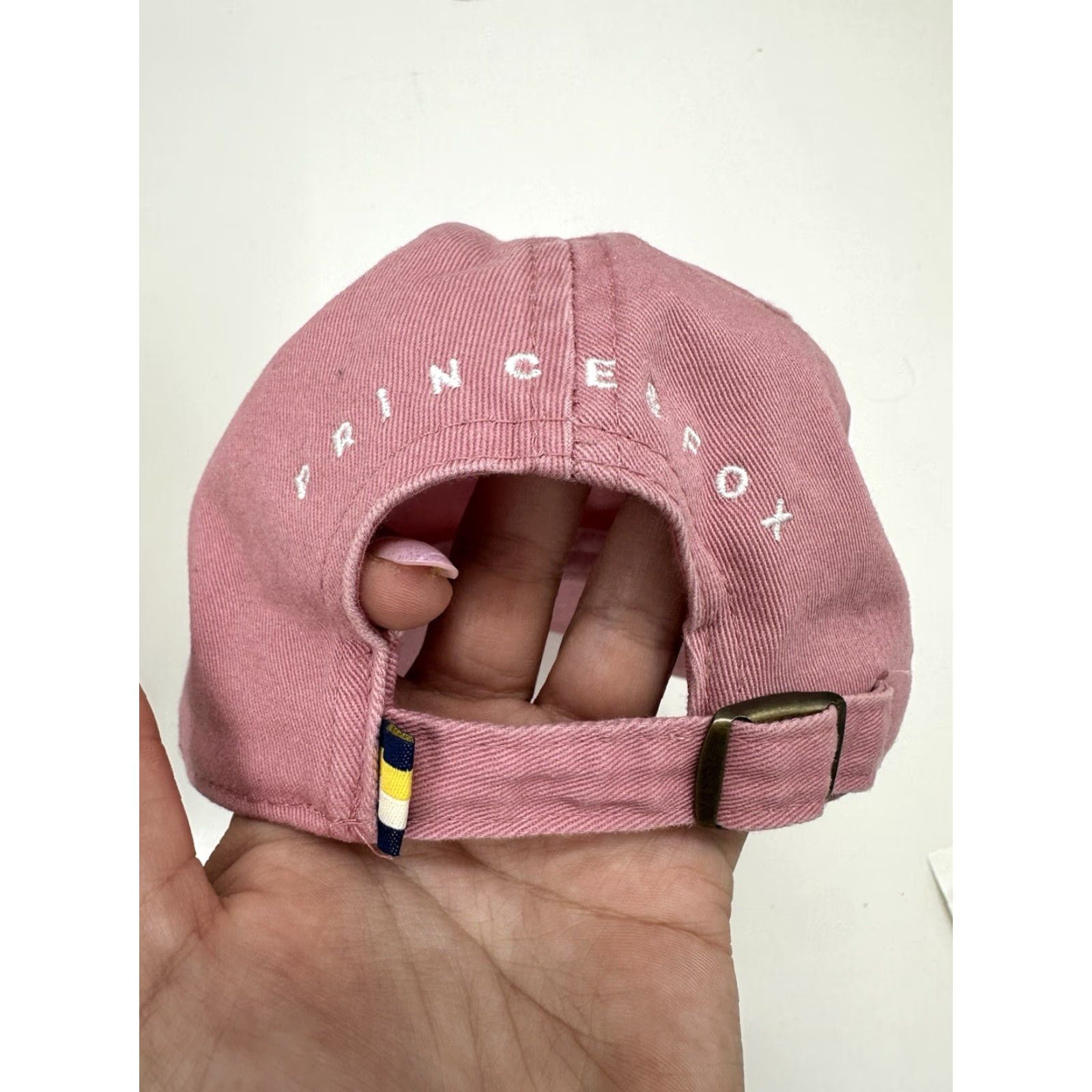 Prince Prince & Fox Womens Baseball Hat Pink Logo Embroidered Adjustable Hat Size ONE SIZE - 5 Thumbnail