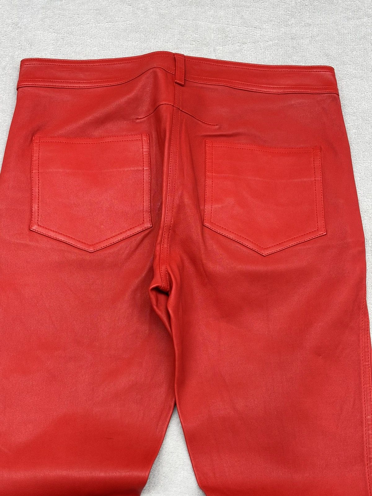 Givenchy S/S 2013 Givenchy Skinny Biker Leather Trousers Size 27" / US 4 / IT 40 - 5 Thumbnail