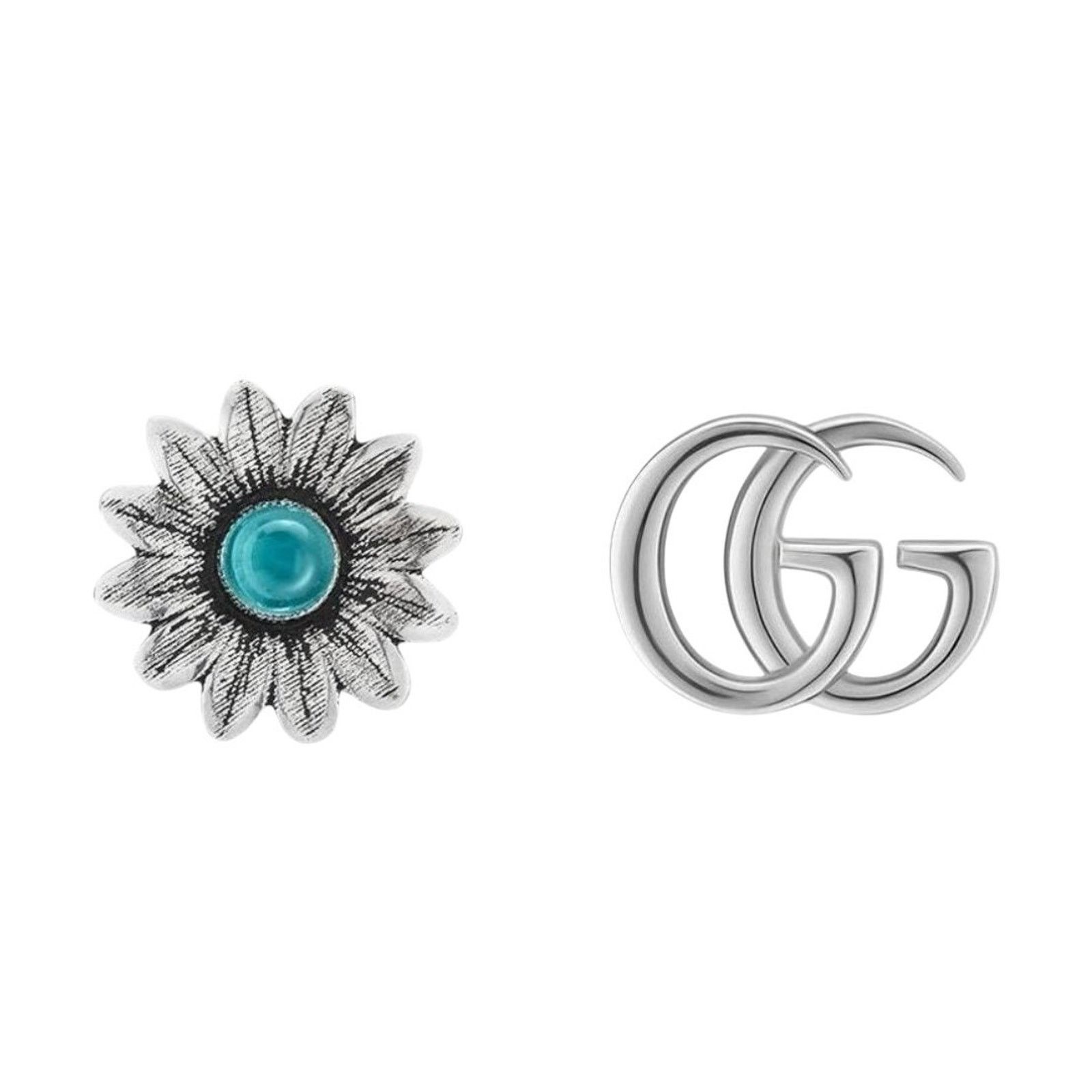 Gucci Gucci Double G Flower Stud Earrings Size ONE SIZE - 1 Thumbnail