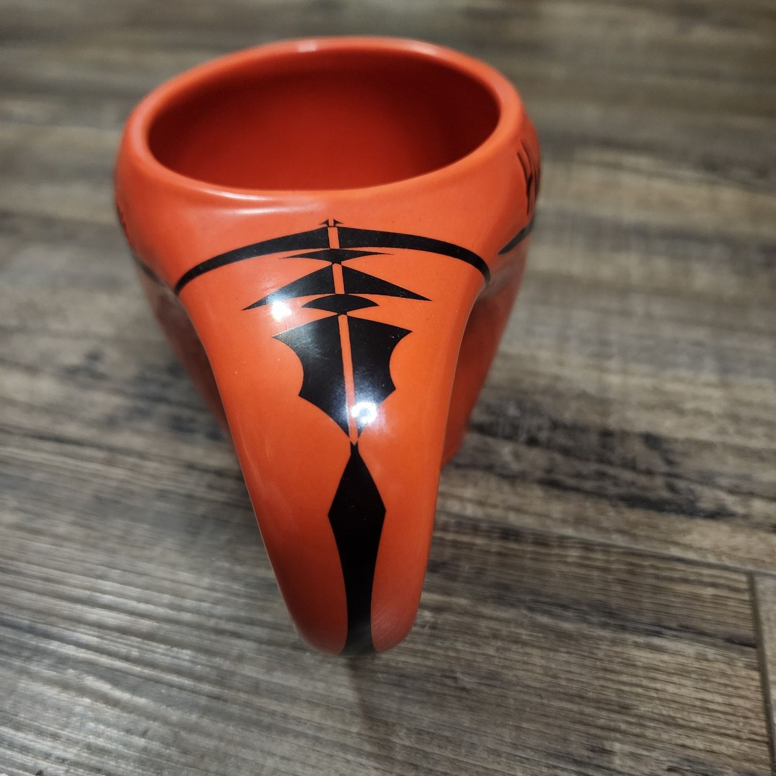 Harley Davidson Harley Davidson orange coffee mug unique shape Pre-owned D Size ONE SIZE - 4 Thumbnail