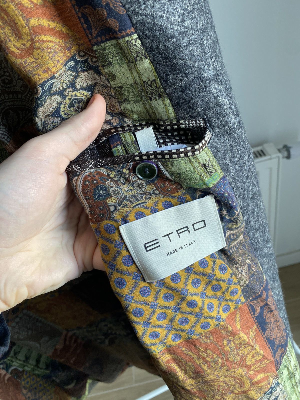 Etro Etro Wool Coat Size US L / EU 52-54 / 3 - 13 Thumbnail