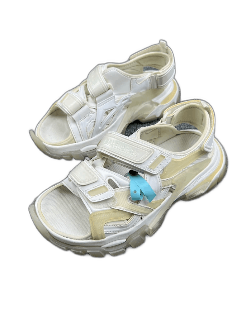 Balenciaga Balenciaga Classic Track Sandals in Beige Size US 6.5 / EU 39-40 - 1 Thumbnail