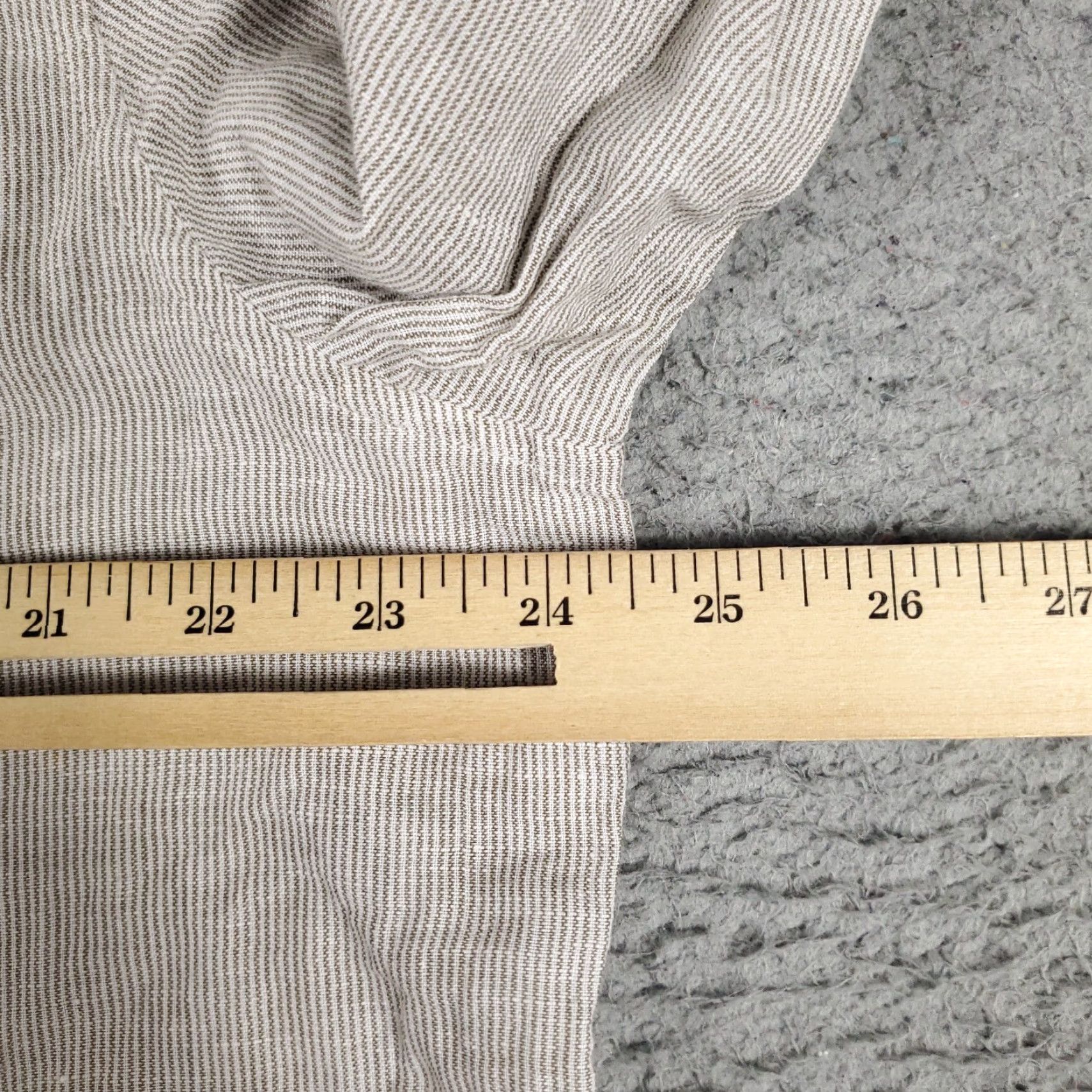 Original Penguin Original Penguin Shirt Adult 2XL Beige Striped Button-Up Long Sleeve Cotton Woven Casual Business Workwear Logo Mens Size US XXL / EU 58 / 5 - 6 Thumbnail