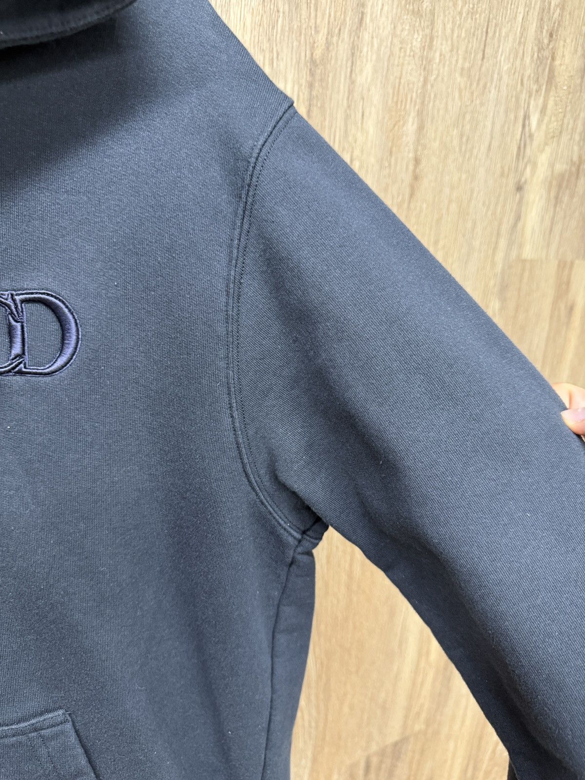 Dior Christian Dior Cd blue hoodie Size US XL / EU 56 / 4 - 8 Thumbnail