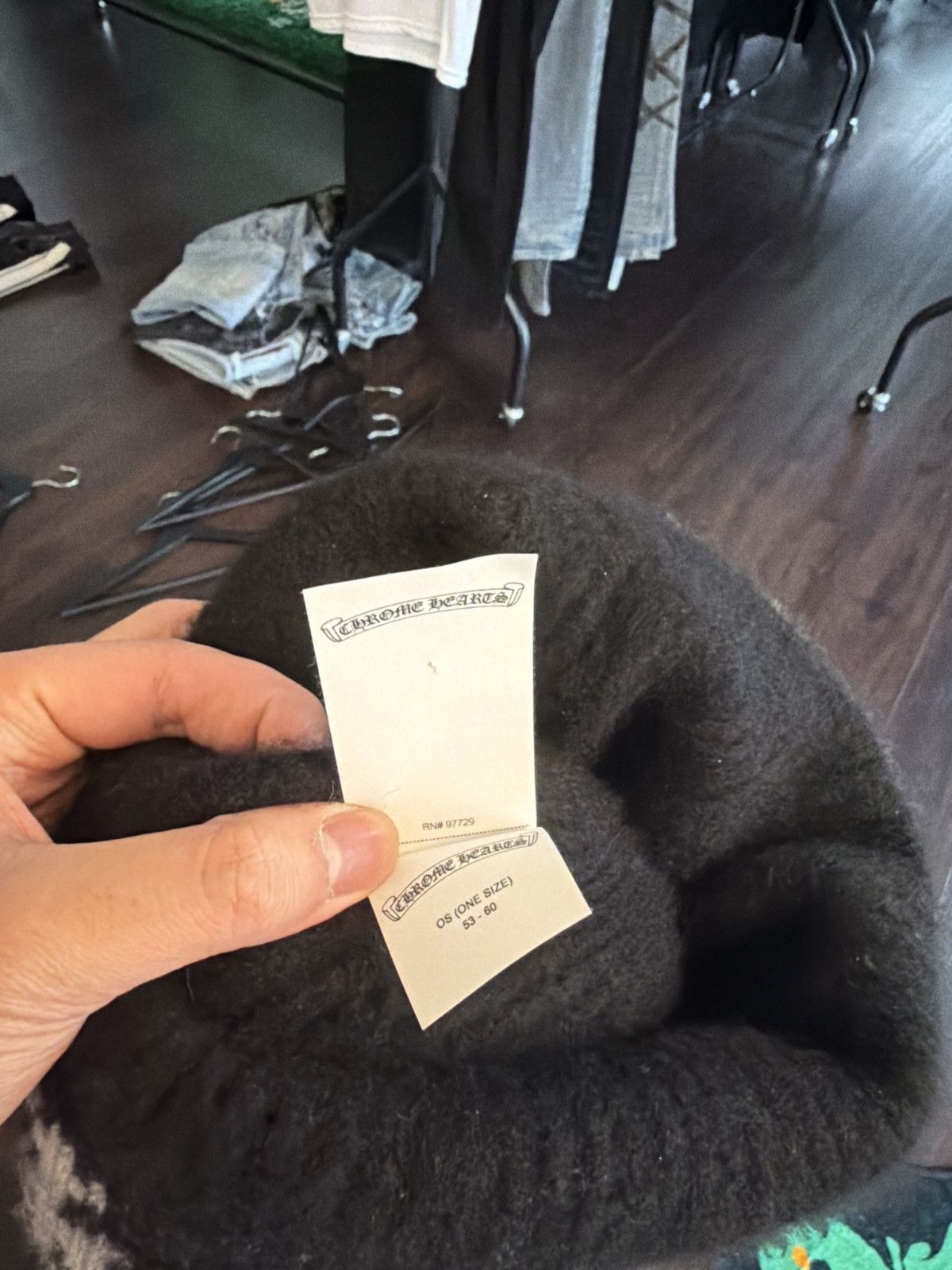 Chrome Hearts Chrome Cashmere Big Daddy Beanie Size ONE SIZE - 5 Thumbnail