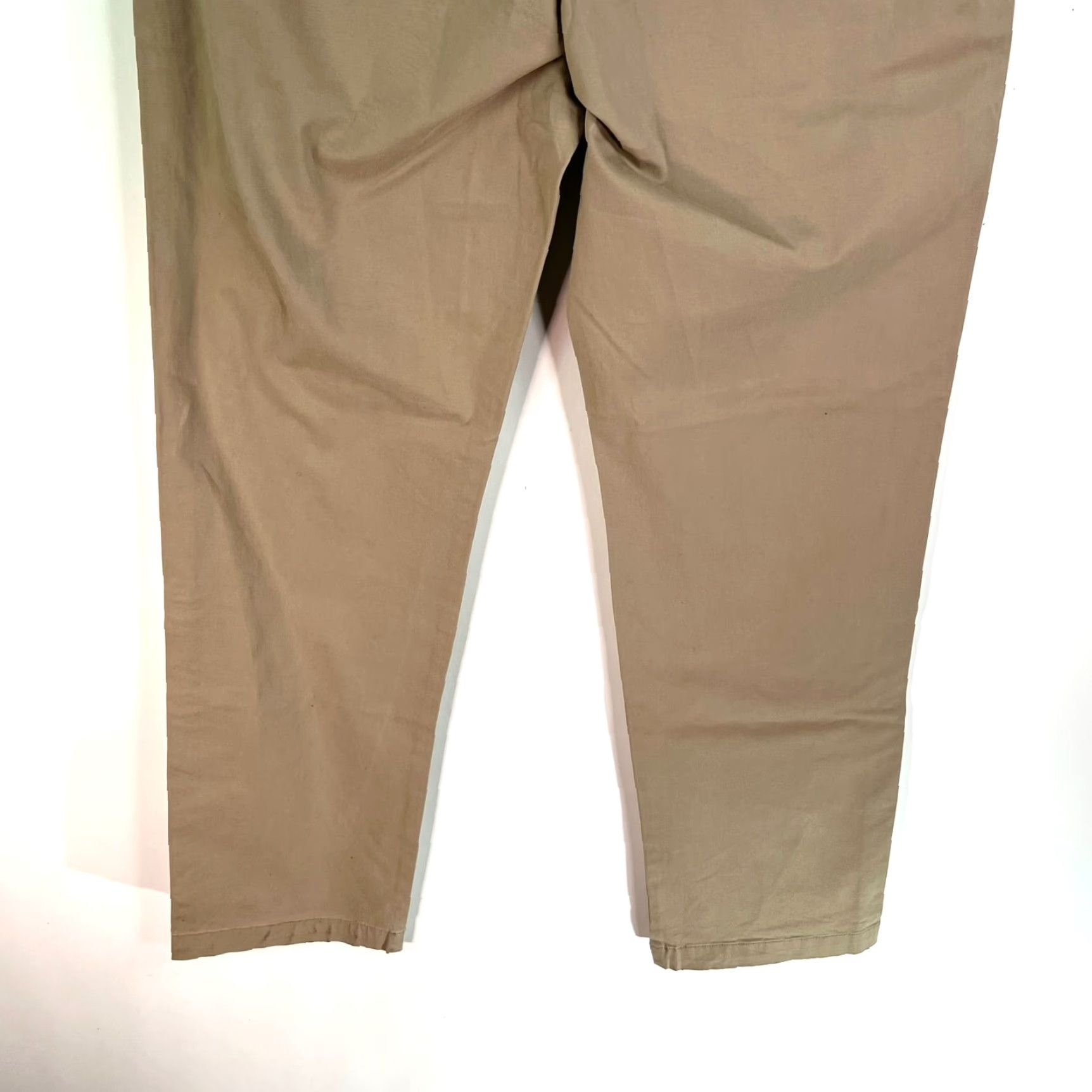 Lands' End Vintage Lands' End Men's Chino Pants Flat Front Khaki Business Casual Regular Fit Size 34 Inseam 34 Size US 34 / EU 50 - 7 Thumbnail