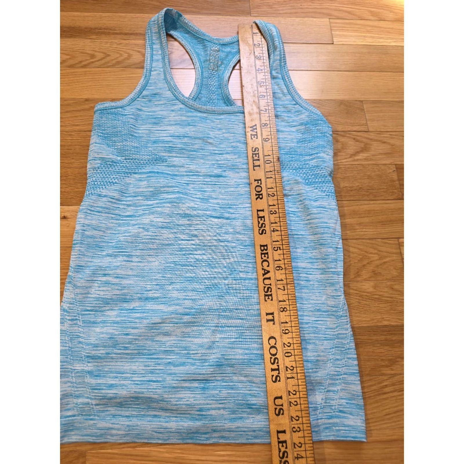 New Balance New Balance Tank Racerback Blue Turquoise S Small Women Halter Activewear Nylon Polyester Shirt? Size ONE SIZE - 5 Thumbnail