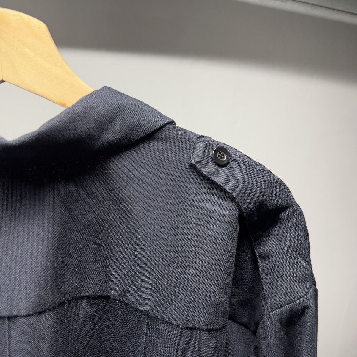 Vintage 70s 80s Faded Thrashed Security Uniform Shirt ERD Grunge Size US XXL / EU 58 / 5 - 12 Thumbnail