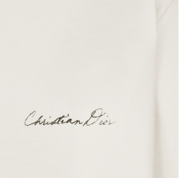 Dior o1w1db10525 493J69 Relaxed-Fit T-Shirt in White Size US M / EU 48-50 / 2 - 3 Thumbnail