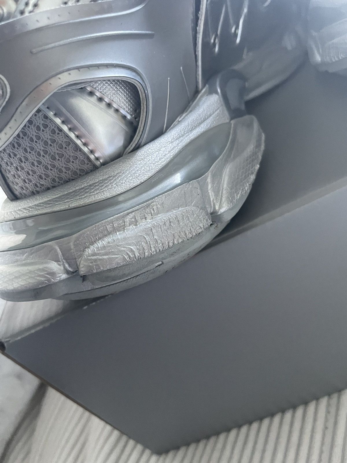 Balenciaga Balenciaga silver track sneakers Size US 10 / EU 43 - 6 Thumbnail