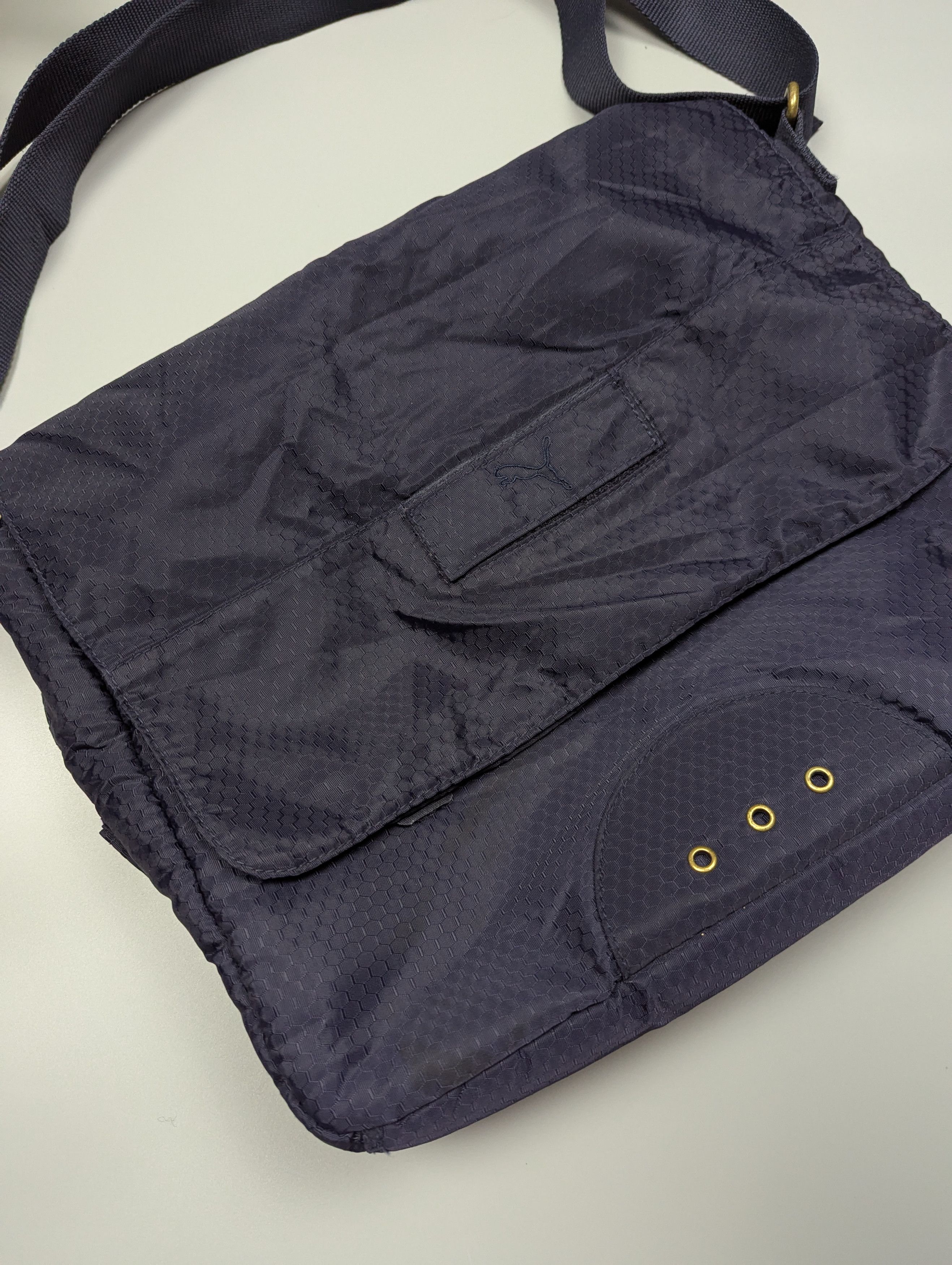 Puma PUMA Vintage Men's Dark Blue Messenger Bag Size ONE SIZE - 3 Thumbnail